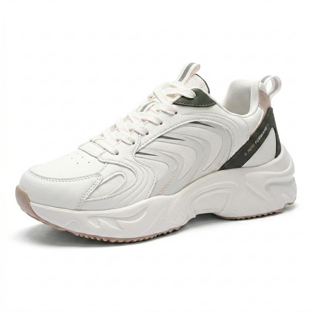 Forward New – Zapatillas Urbanas Blancas con Detalles Verdes - Imagen 2